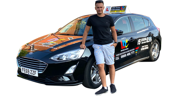 Josh Turner's driving school car